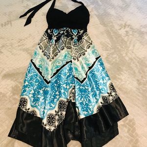 Sangria halter dress